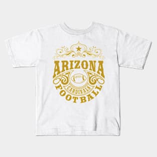 Vintage Retro Arizona Cardinals Football Kids T-Shirt